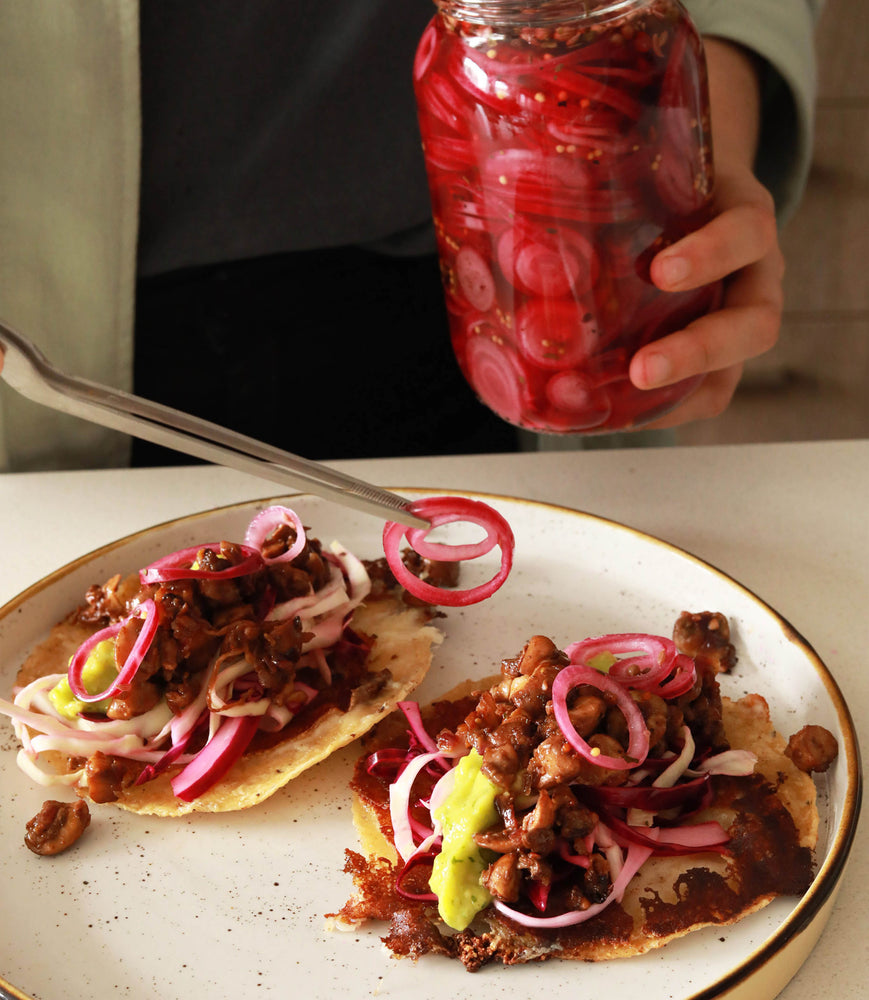 Taquitos de hongos