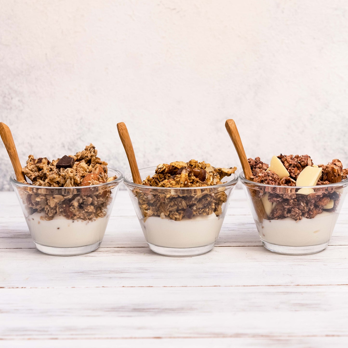 
                  
                    Granola banano y mantequilla de maní
                  
                