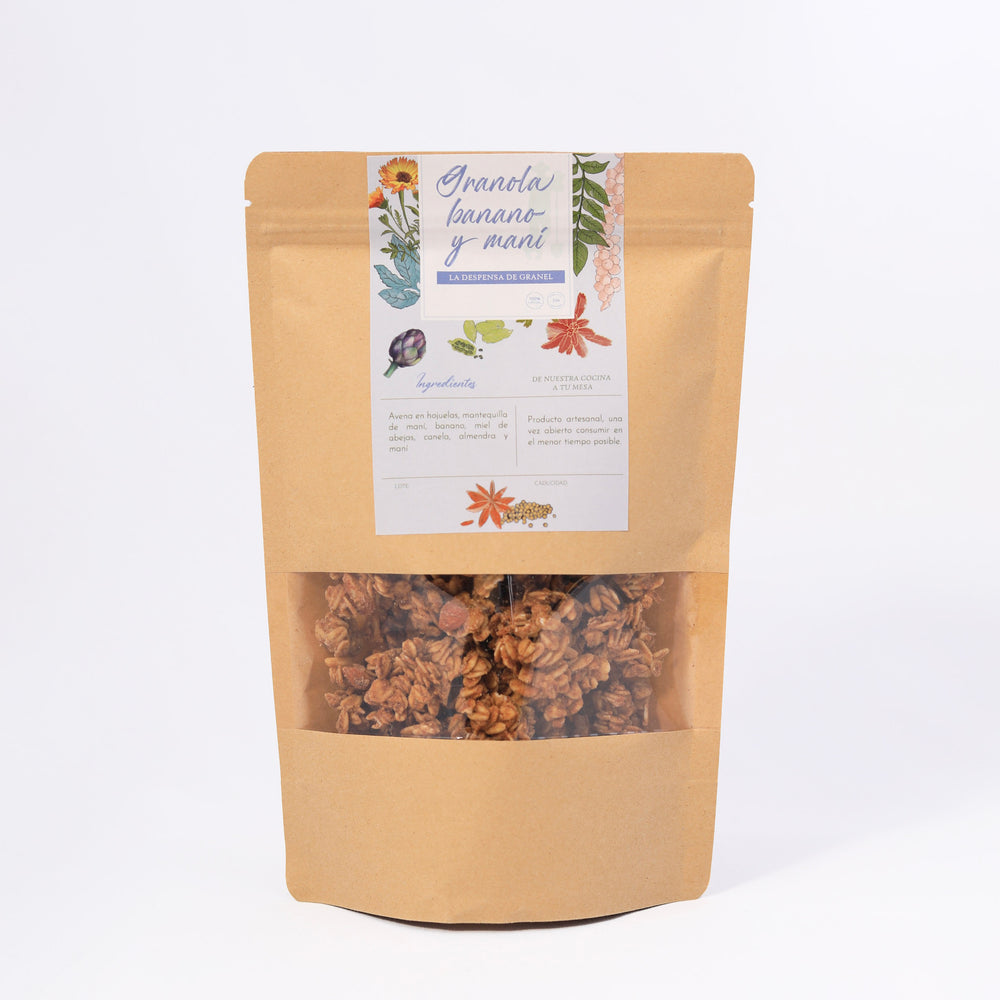 Granola banano y mantequilla de maní (200g)